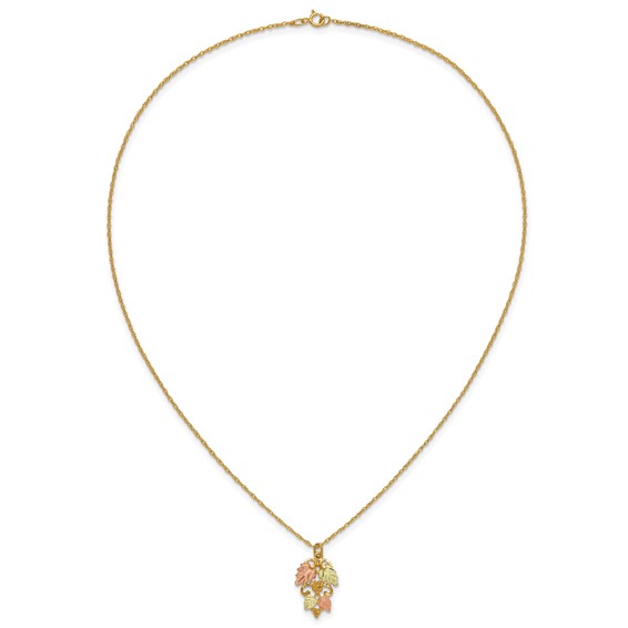 10k Tri-color Black Hills Gold Necklace