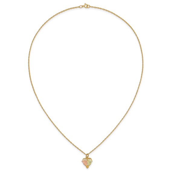 10k Tri-Color Black Hills Gold Necklace
