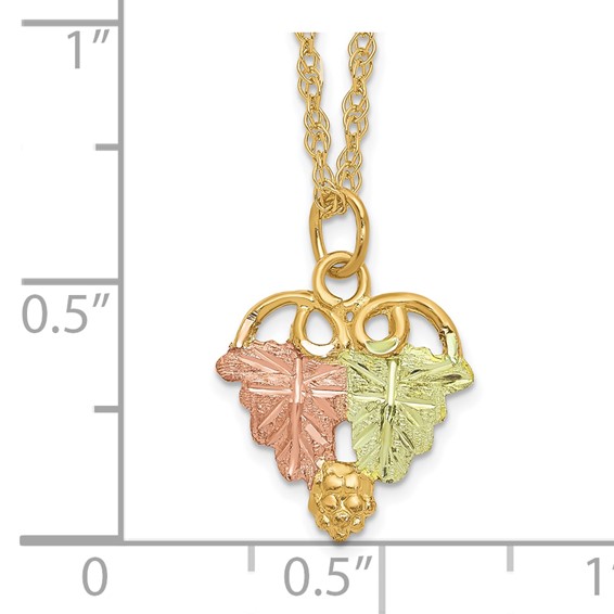 10k Tri-Color Black Hills Gold Necklace