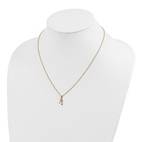 10K and 12K Tri-color Black Hills Gold Hummingbird 14K Gold-filled Chain Necklace, 18" view 4