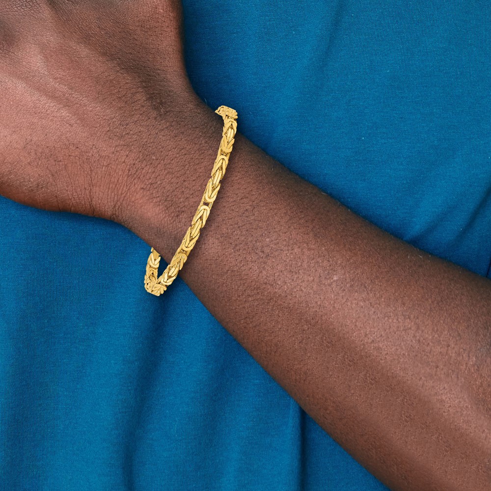 10K 3.25mm Byzantine Chain (10BIZ090-7)