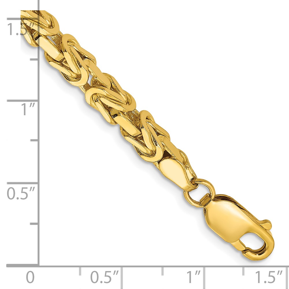 10K 4mm Byzantine Chain (10BIZ110-7)