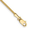 10K Yellow Gold 0.5-1.9mm Box Chain Necklace 7-30 Inch Mens Womens
