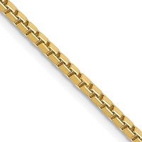 10K 1.9mm Yellow Gold Box Chain view 1