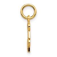 10K Yellow Gold #1 Dad Charm view 2