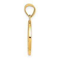 10K Yellow Gold Baptism Charm view 2