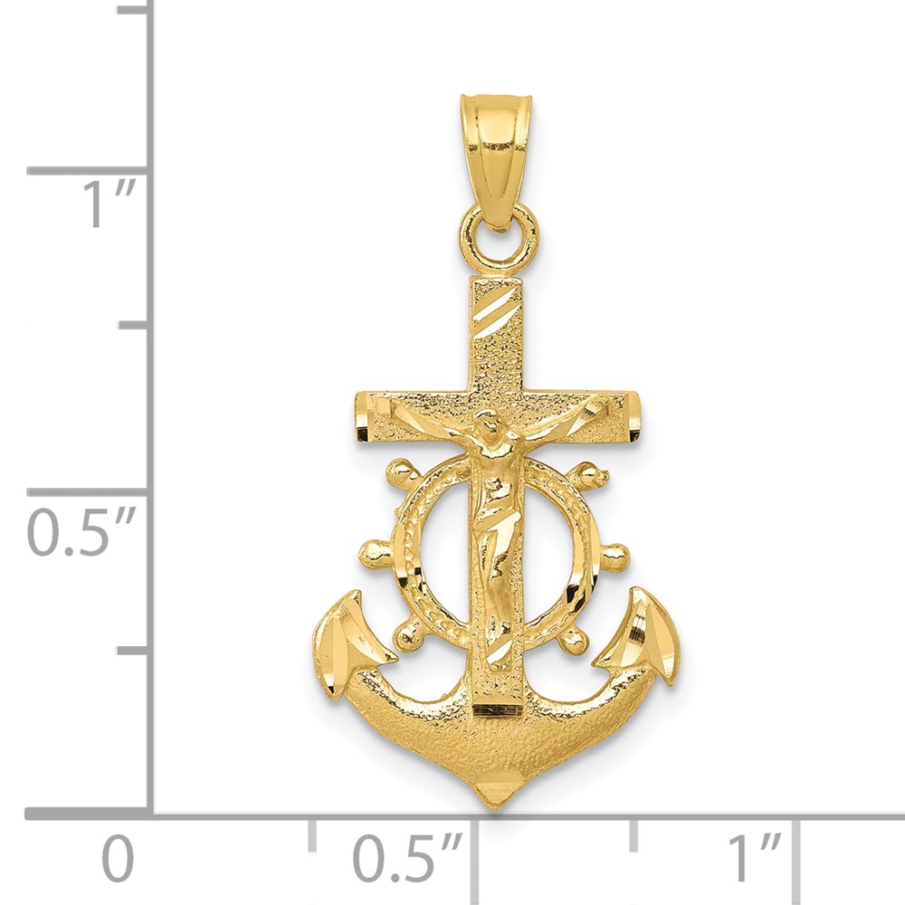 10k Mariner Crucifix Pendant (10C1049)