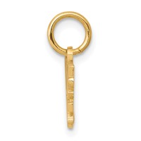 10K Yellow Gold Little Princess Charm with Crown view 2
