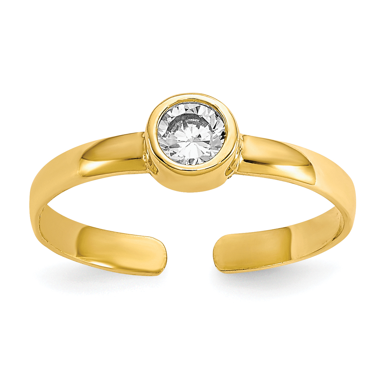 10k CZ Toe Ring (10C1156)