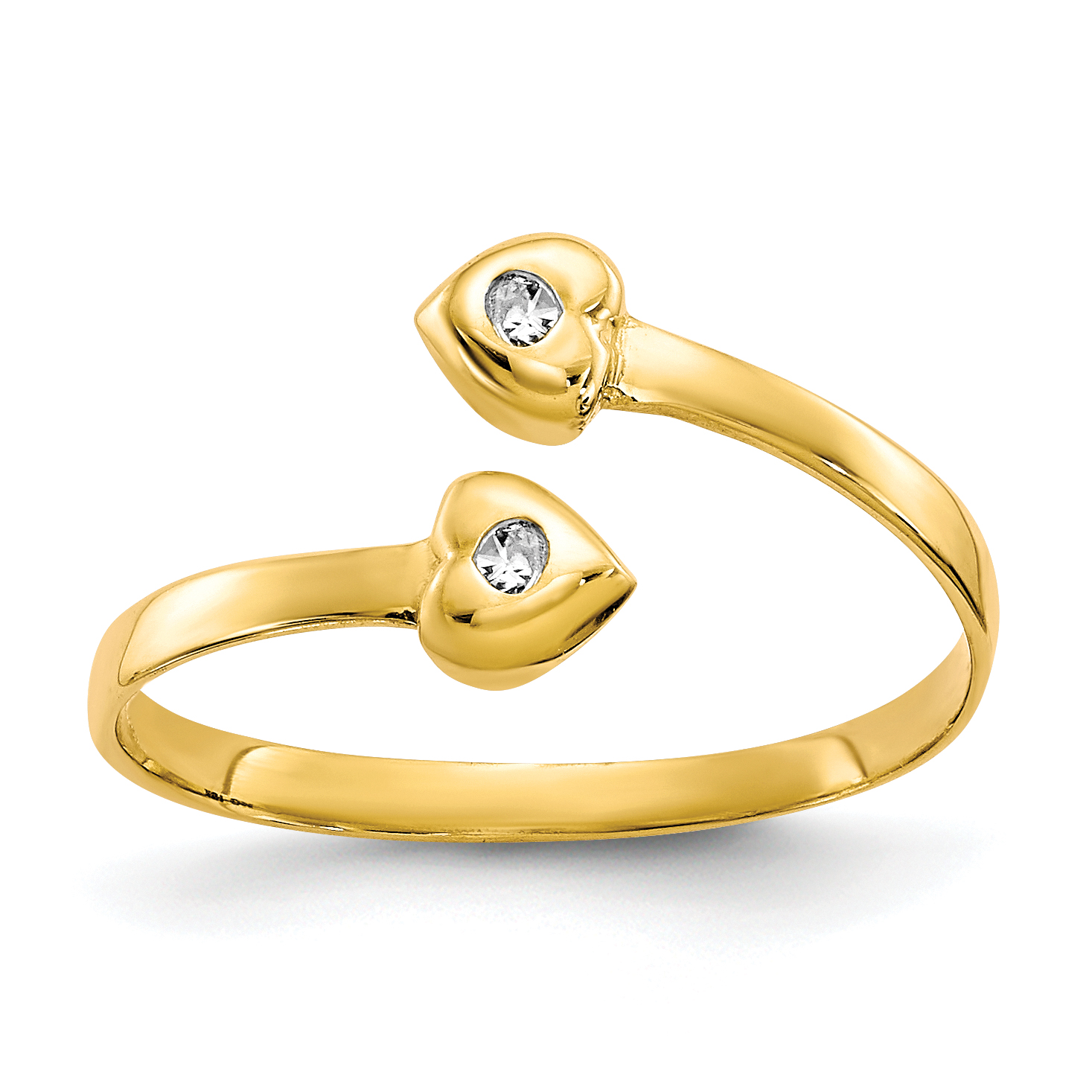 10k CZ Toe Ring (10C1161)