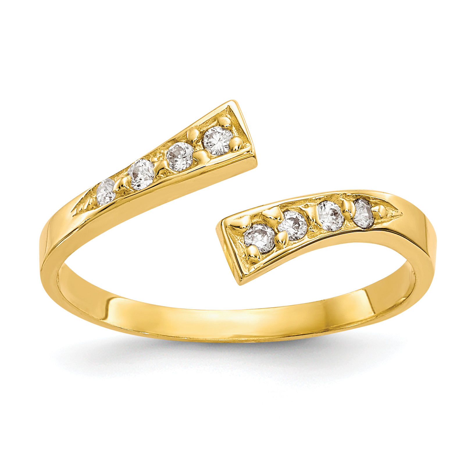 10k CZ Toe Ring (10C1162)
