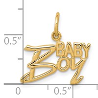 10K Baby Boy Charm view 3