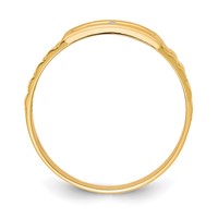 IB Goodman 10K and White Rhodium Mens Our Lady of Guadalupe Ring view 2