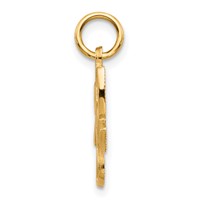 10K Yellow Gold Baby Girl Charm view 2