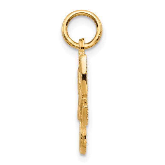 Gold BABY GIRL Charm