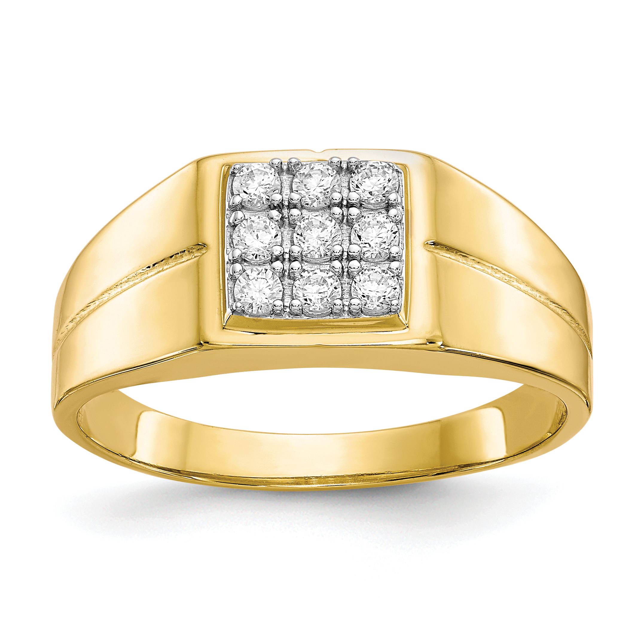 10k Men's CZ Ring (10C1307)