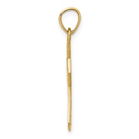 10K Yellow Gold Reversible Cross Charm view 2