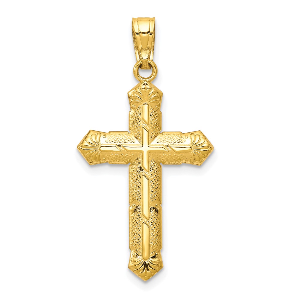 10k Passion Cross Pendant (10C1315)