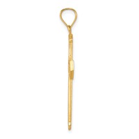 10K Yellow Gold Passion Cross Pendant view 2
