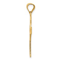 10K Yellow Gold Iona Cross Pendant view 2