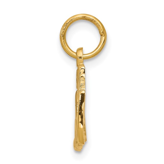 Gold 50th ANNIVERSARY Charm