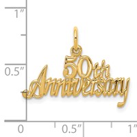 10K 50th Anniversary Charm view 3