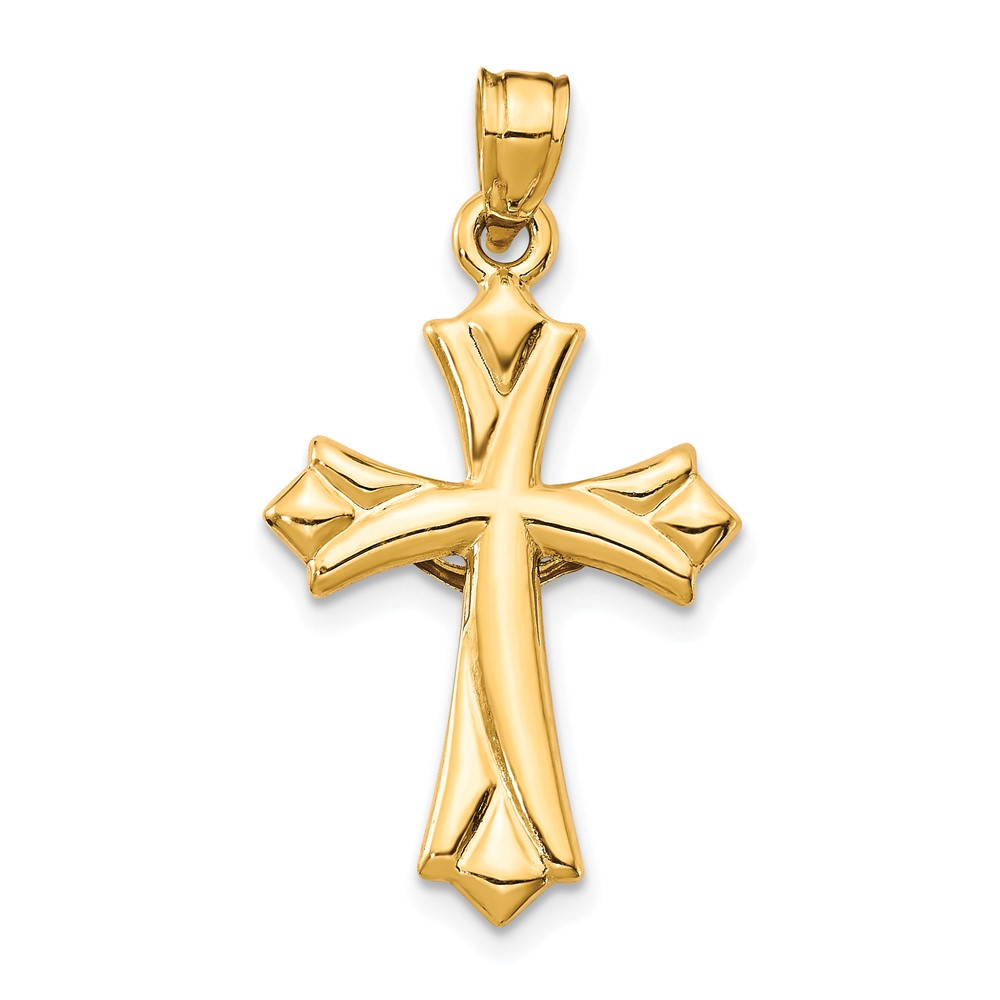 10k Reversible Crucifix /Cross Pendant (10C1340)
