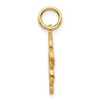 10K Yellow Gold Baby Girl Charm view 2