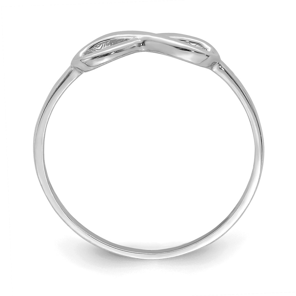 10K White Gold Infinity Ring (10C1414W)