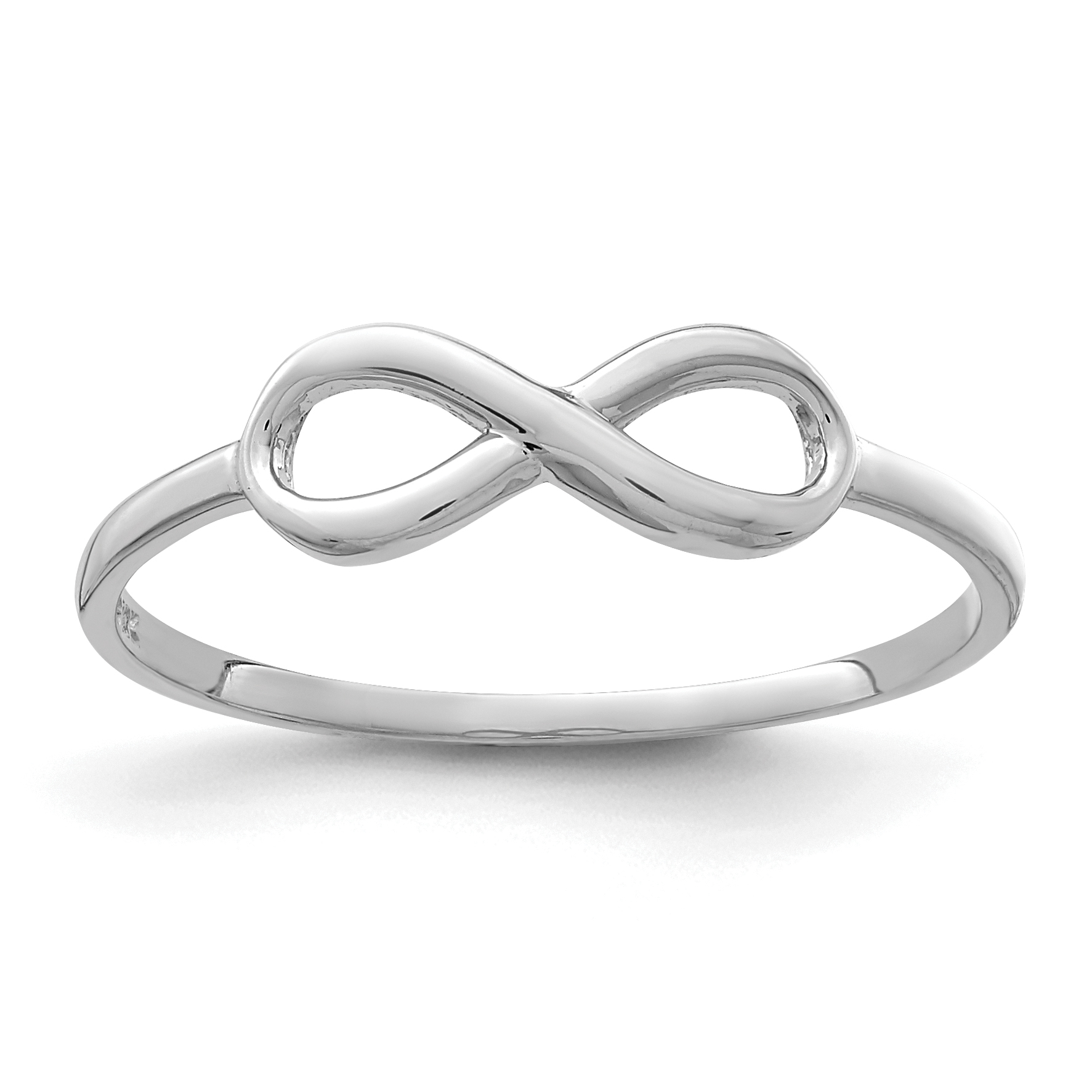10K White Gold Infinity Ring (10C1414W)