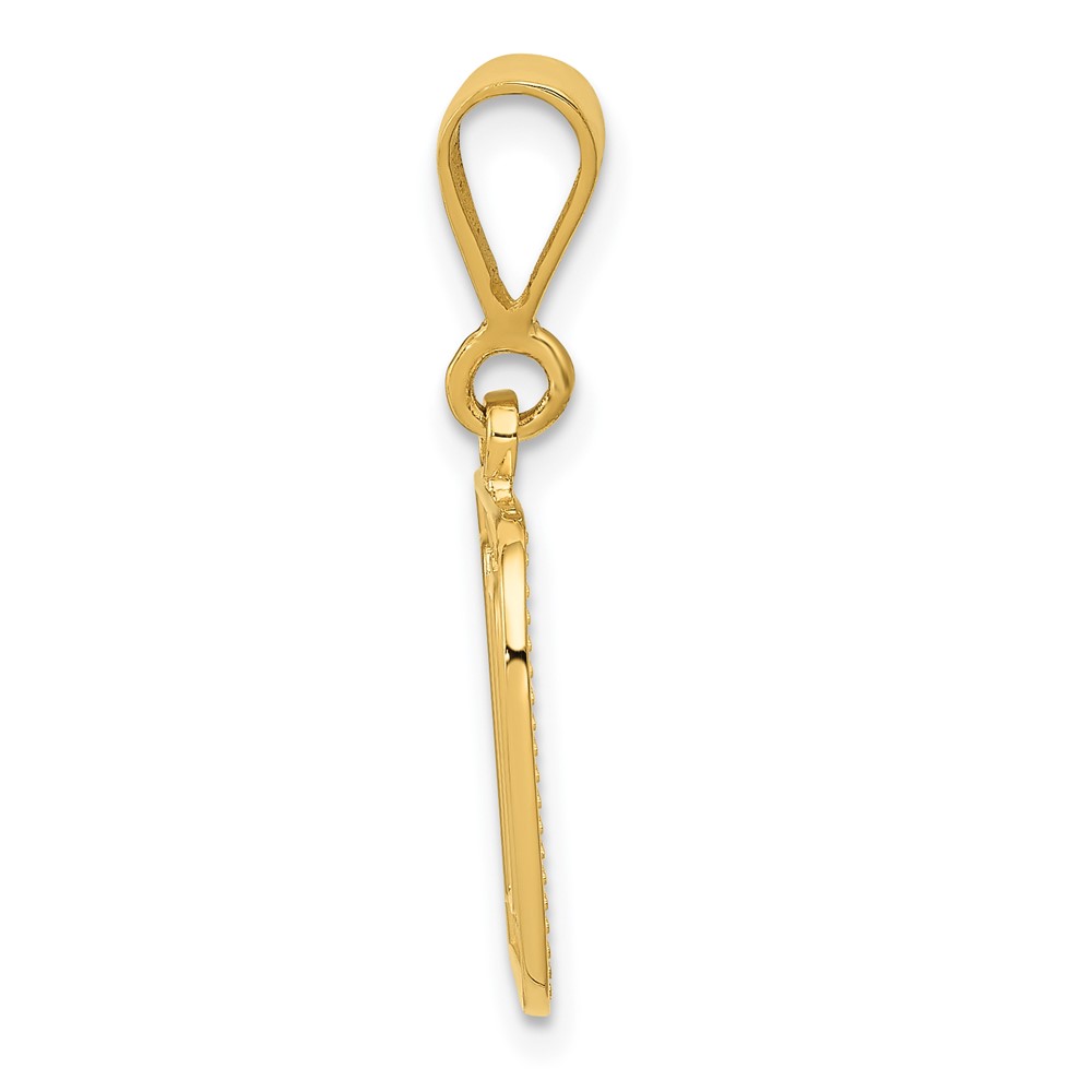 10k Initial D Pendant (10C1449-D)