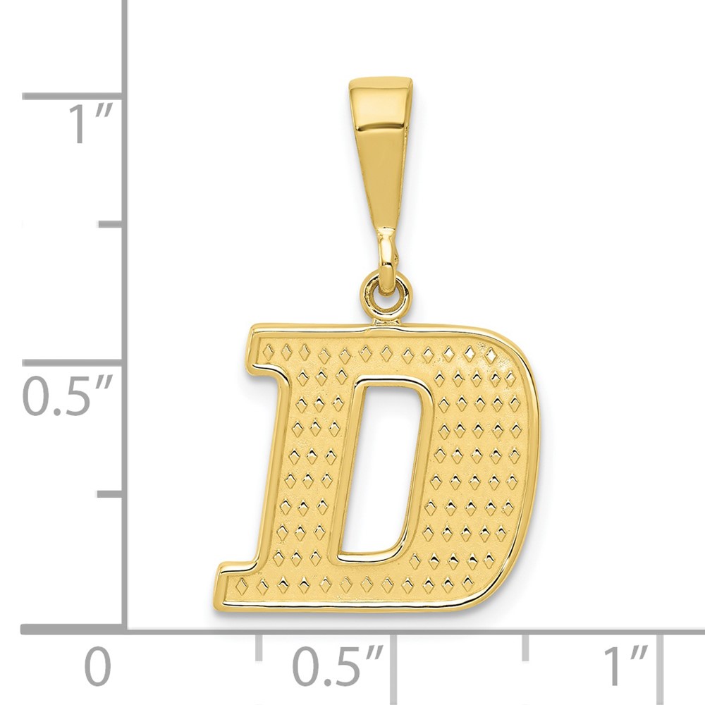10k Initial D Pendant (10C1449-D)