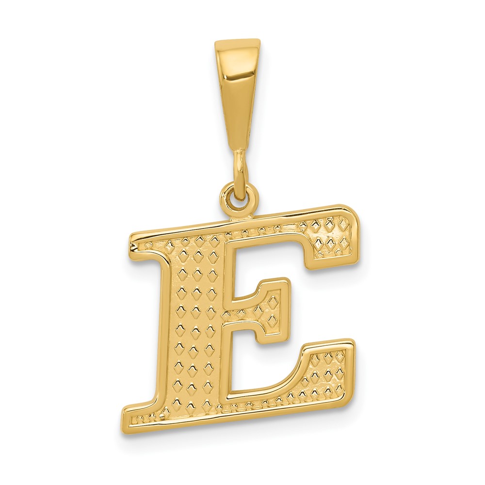 10KY Initial E Pendant (10C1449-E)
