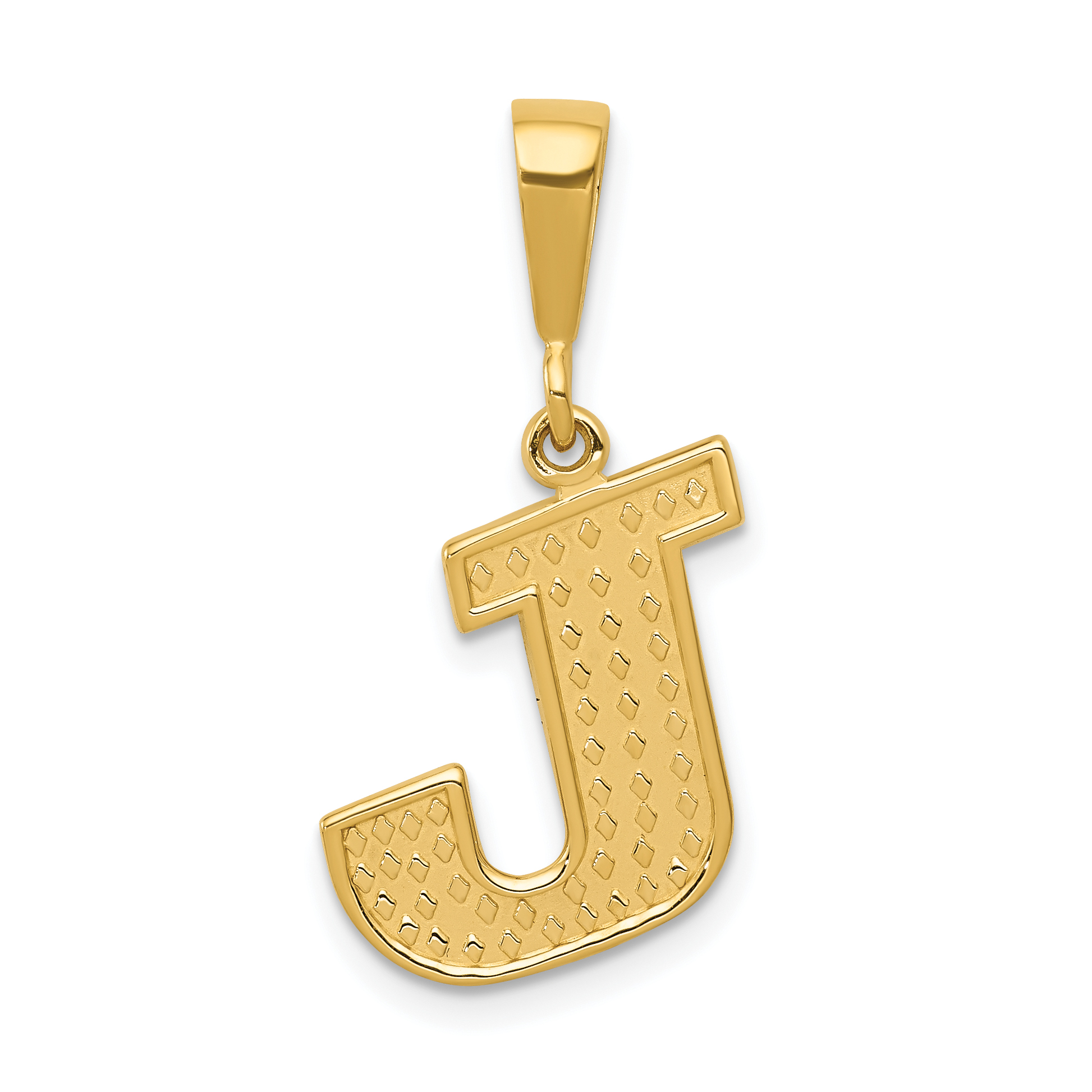 10KY Initial J Pendant (10C1449-J)