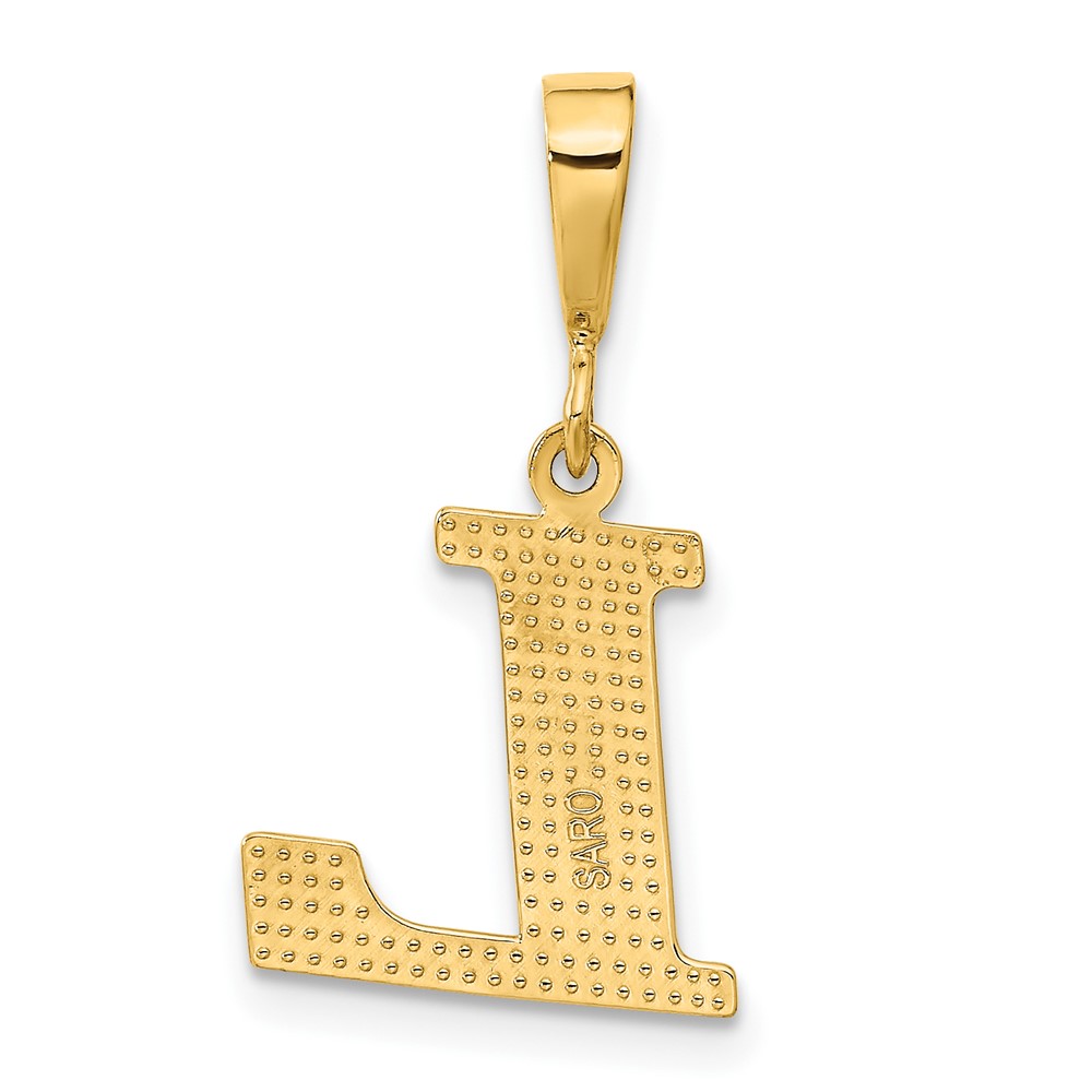 10KY Initial L Pendant (10C1449-L)