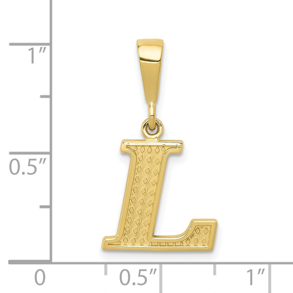 10KY Initial L Pendant (10C1449-L)
