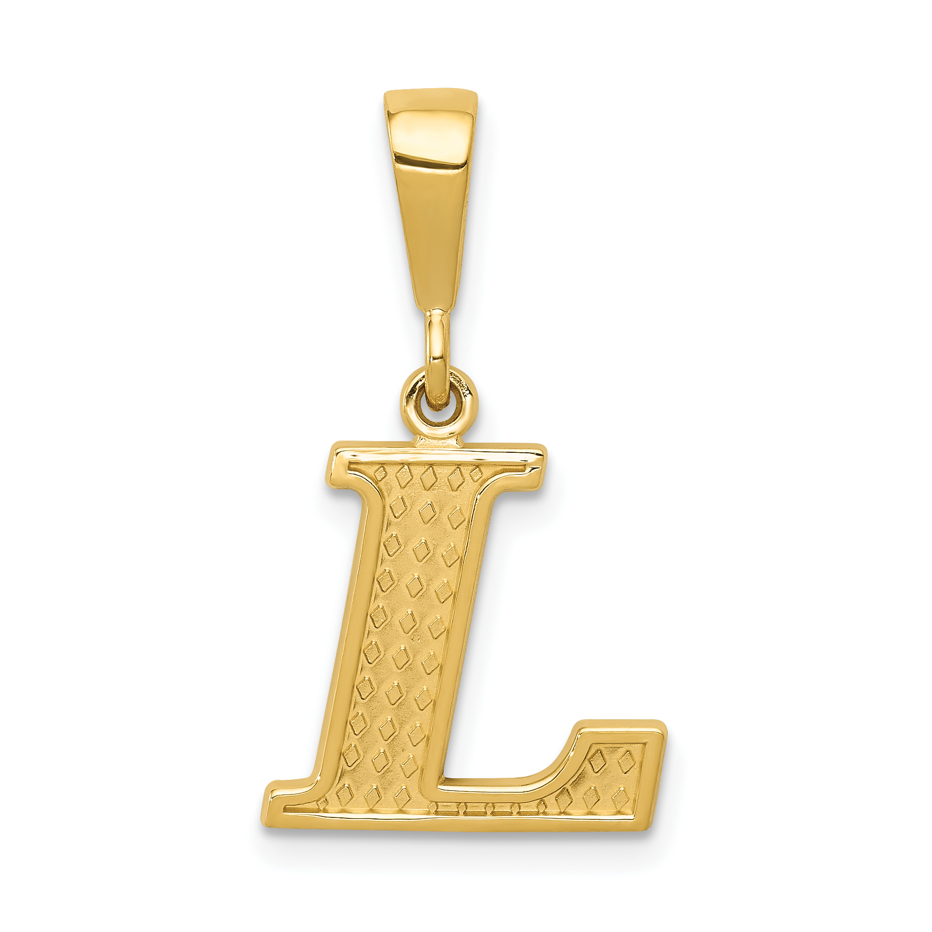 10KY Initial L Pendant (10C1449-L)