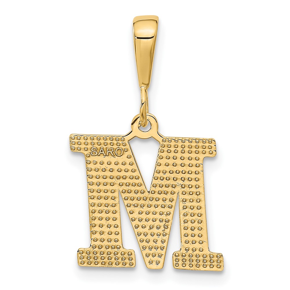 10KY Initial M Pendant (10C1449-M)