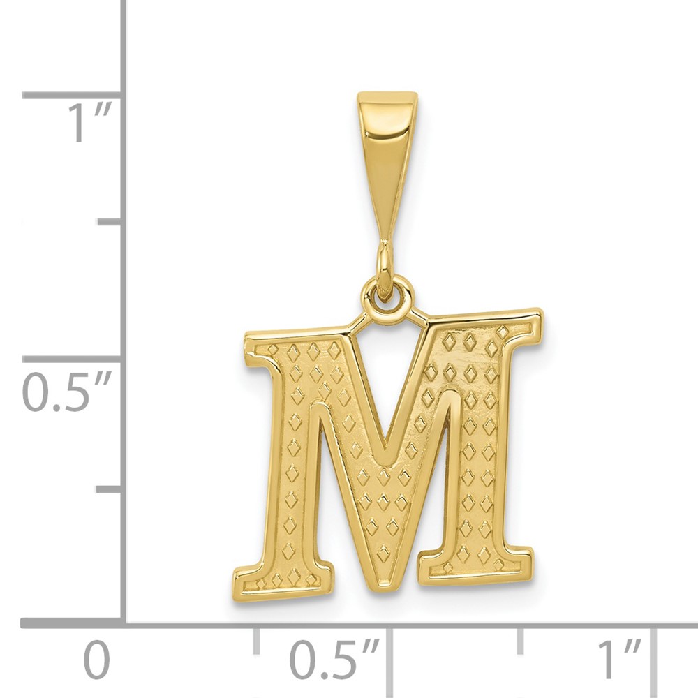 10KY Initial M Pendant (10C1449-M)