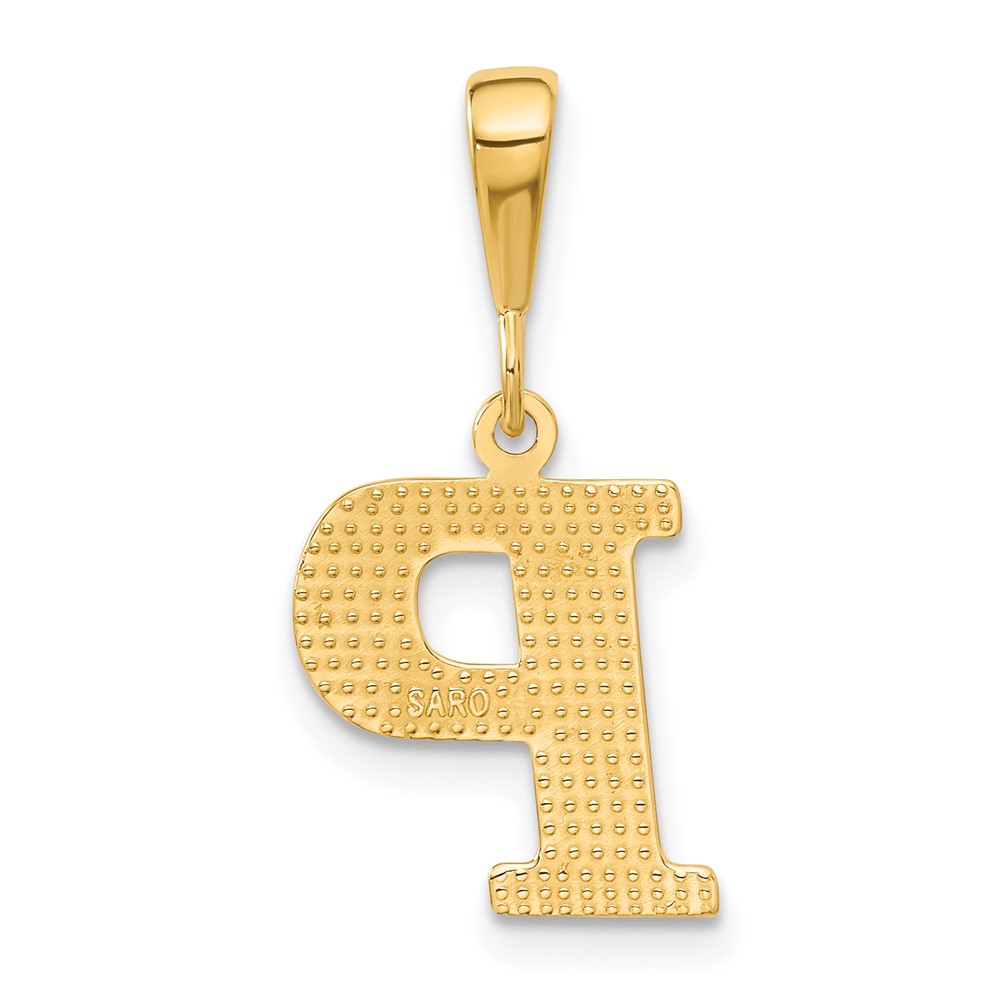 10KY Initial P Pendant (10C1449-P)