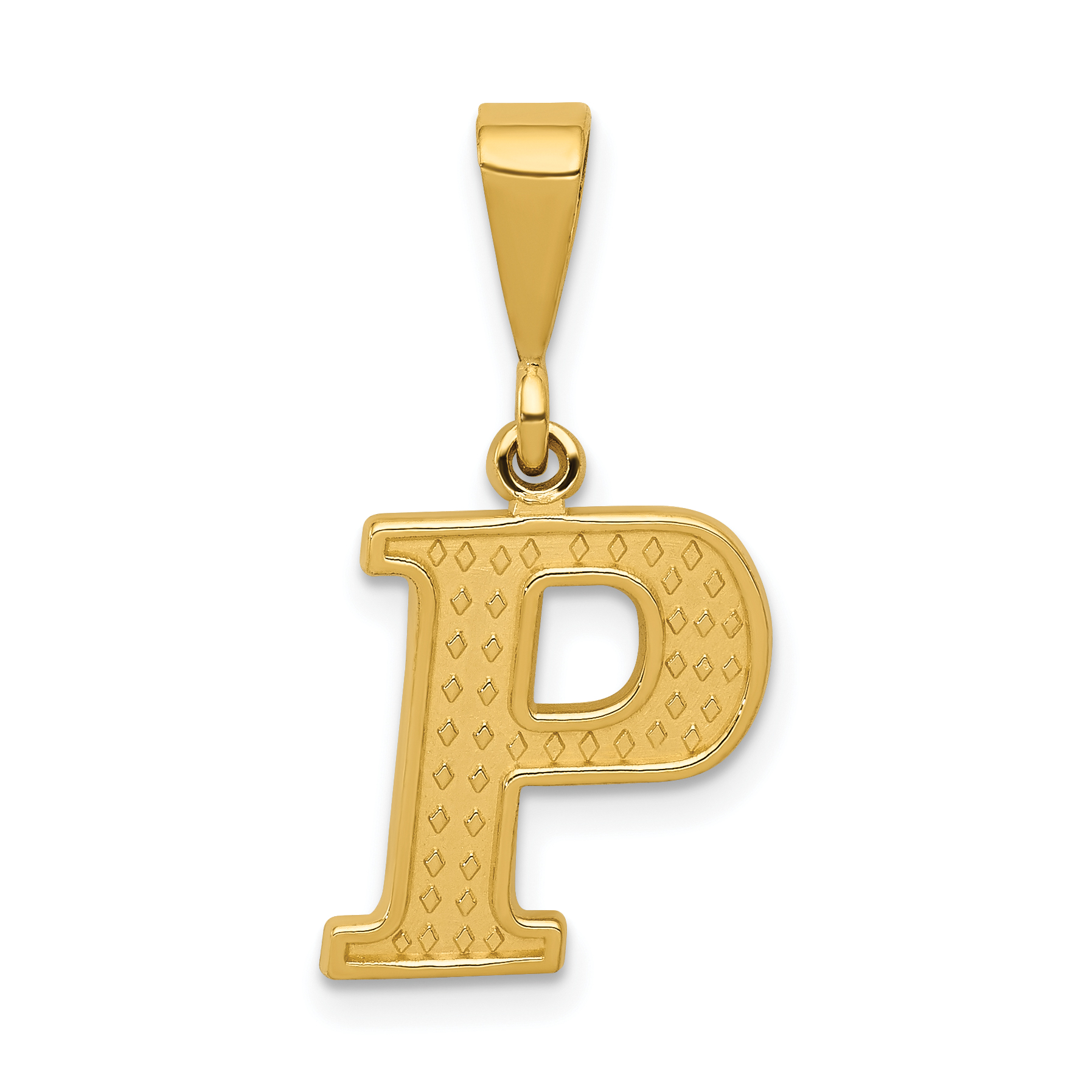 10KY Initial P Pendant (10C1449-P)