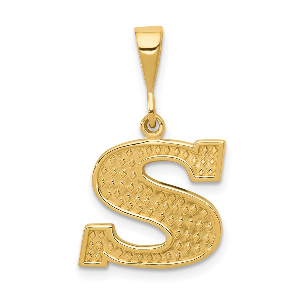 10KY Initial S Pendant (10C1449-S)