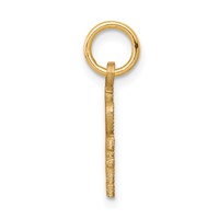 10K Yellow Gold I Heart Golf Charm view 2