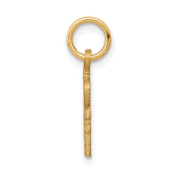 10K I HEART GOLF Charm