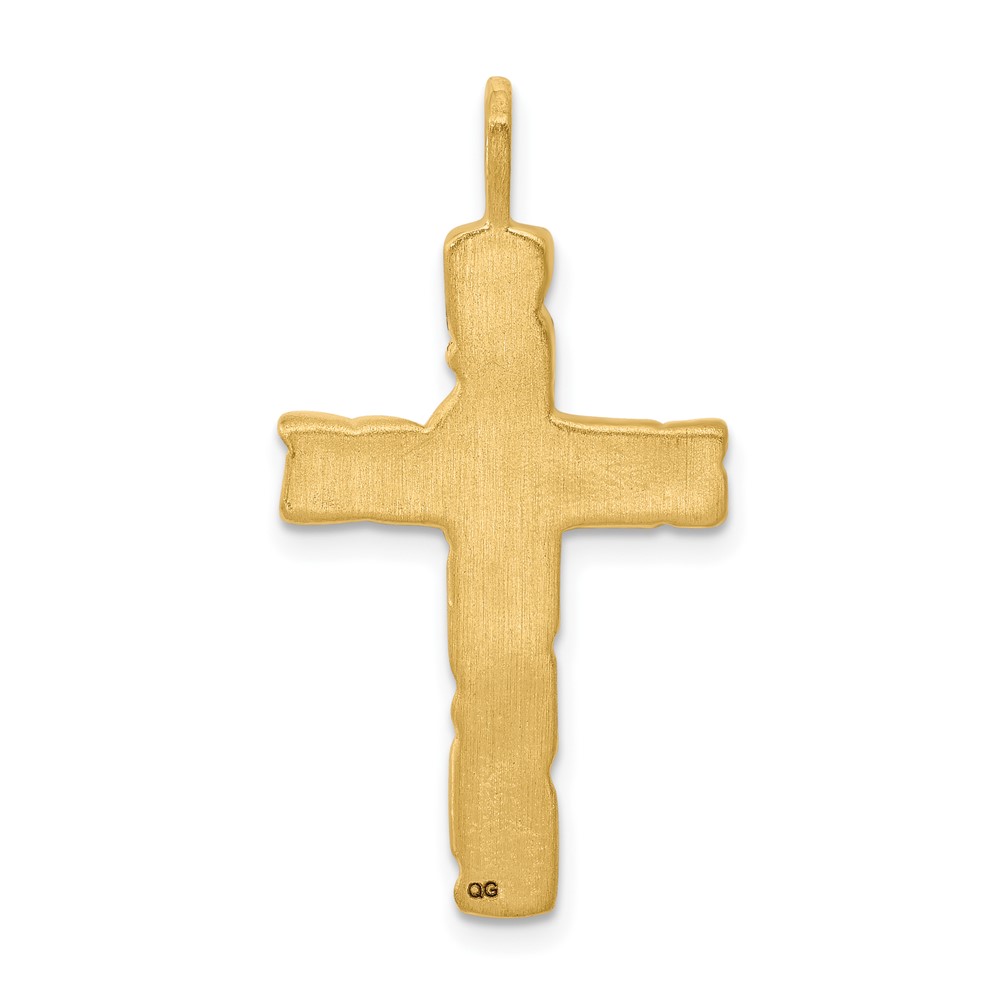 10k Nugget Cross Pendant (10C1480)