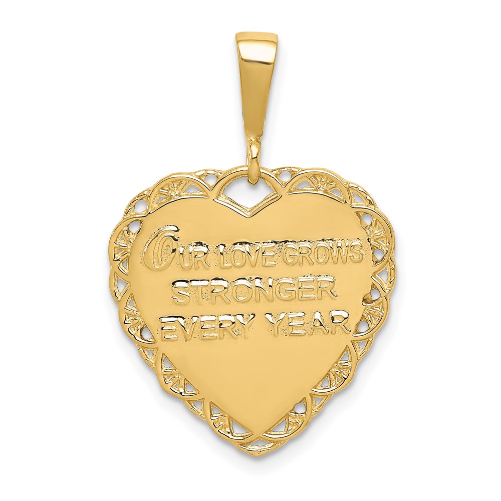 10k 50th Anniversary Charm (10C1673)