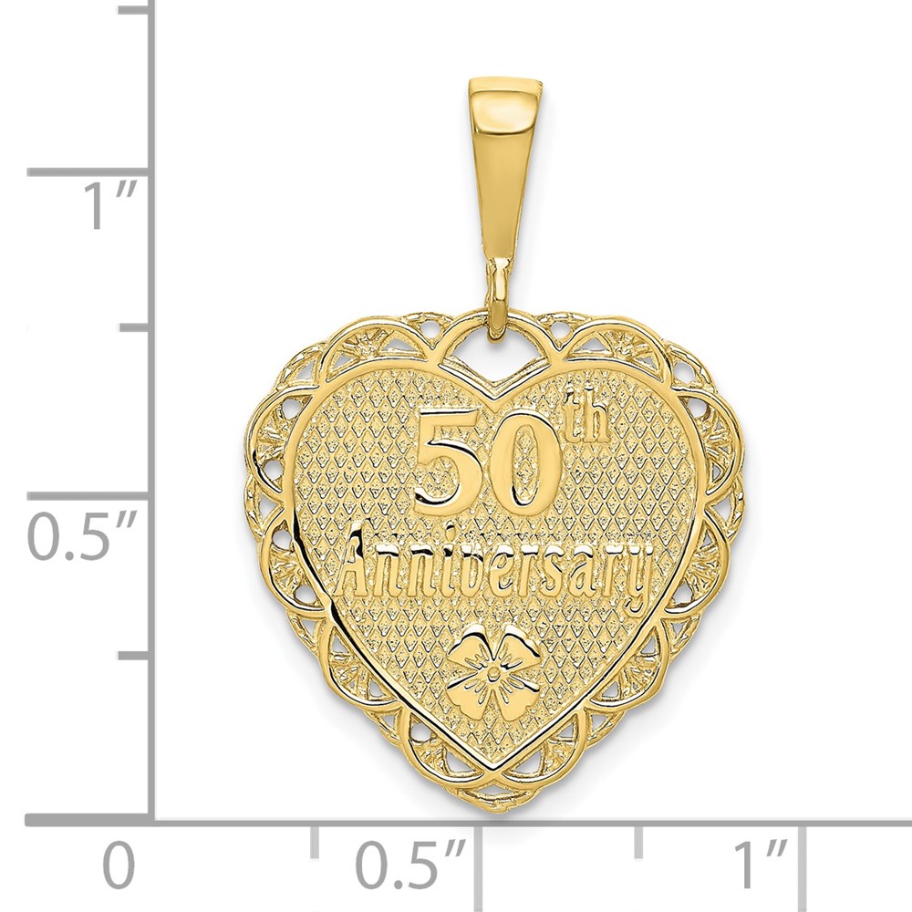 10k 50th Anniversary Charm (10C1673)