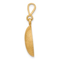 10K Yellow Gold Basketball Charm view 2
