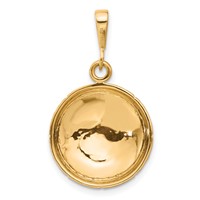 10K Yellow Gold Basketball Charm view 3