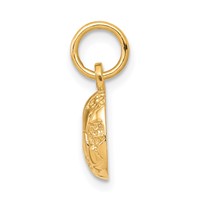 10K Yellow Gold Soccer Ball Charm view 2